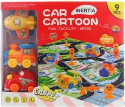 Sada koberec s cestami a autíčka