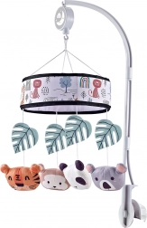 hudobný závesný kolotoč tropic