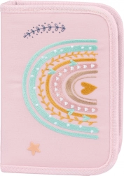 školský peračník jednoposchodový ružová dúha