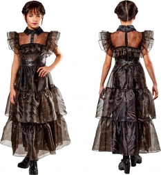 Karnevalový kostým – dievčenské šaty WEDNESDAY Rave’n Dance 134–140 cm