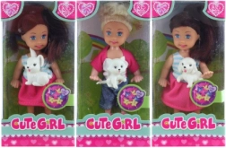 Bábika so zvieratkom 12 cm