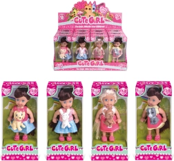 Bábika so Psíkom 11 cm