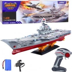 rc lietadlová loď 1:438 so svetlami, 30 km/h