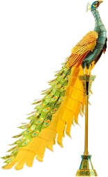 Kovový 3D model páva – METAL EARTH ICONX