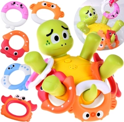 Interaktívna kúpace korytnačka s vodnou fontánou