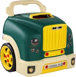 Zelený rozoberateľný kamión – detská dielňa s náradím