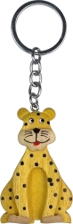 Drevená kľúčenka veľká Leopard