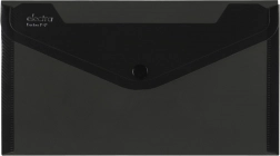 Šedá kovová obálka s gombíkom DL ELECTRA