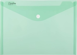 Polypropylénové puzdro s drukom A4 Opaline, zelené (180 µm, 5 ks)