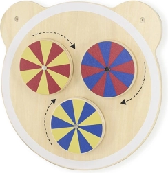 Drevená nástenná tabuľa – medvedík, Montessori, FSC