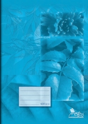 Školský zošit A4 čistý 20 listov modrý