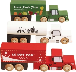 Le Toy Van drevená sada nákladných áut pre deti