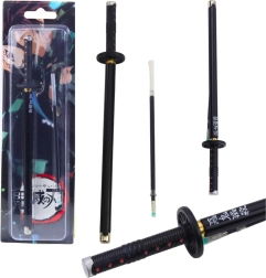 Kovové Pero Katana Anime Čierna Náplň
