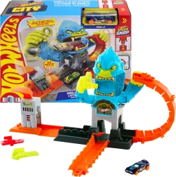 Hot Wheels City Hladný gorila – Gorilla Slam – závodná dráha s autíčkom