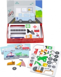 Bigjigs Toys magnetické puzzle mechanik