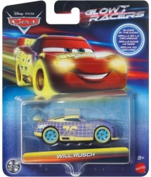 Autá Glow Racers – kovový svietiaci model 1:55