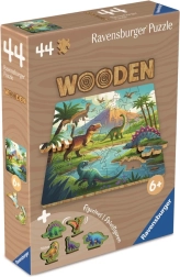 Ravensburger drevené puzzle dinosaury 44 dielikov
