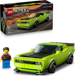 lego speed champions dodge challenger srt hellcat – športové auto pre deti