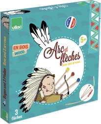 Detská lukostrelecká sada s prísavkami z dreva