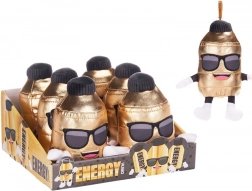 Plyšový prívesok bubble tea s kovovým klipom