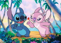 Puzzle TREFL Premium Plus Stitch & Angel 1000 dielikov