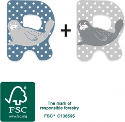 drevené písmeno R Small Foot