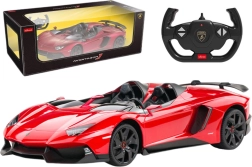Závodné Auto RC Lamborghini Aventador Cabrio Červené