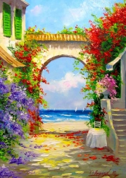 Puzzle Pri pobreží 1000 dielikov