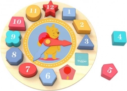 Drevené hodiny s Disney motívmi