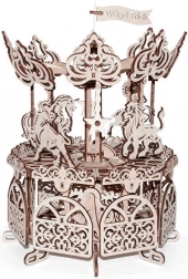 Drevené 3D puzzle WOOD TRICK kolotoč