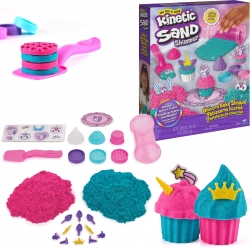 Kinetic Sand Unicorn cukráreň – sada na výrobu cupcakes 453 g s doplnkami