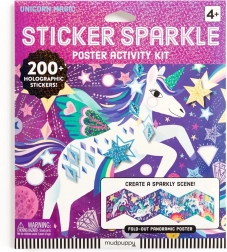 Sada trblietavých nálepiek s Čarovnými jednorožcami