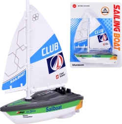 Farebná plachetnica do vody na batérie – Farebná