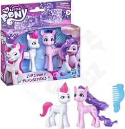 My Little Pony sada koníkov Zipp Storm a Princess Petals BFF Adventure