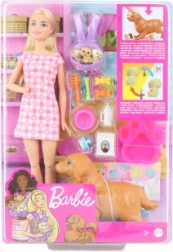 Barbie narodenie šteniatok - herný set