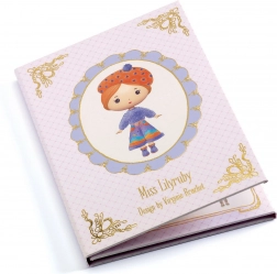 DJECO Tinyly premiestniteľné nálepky Miss Lilyruby