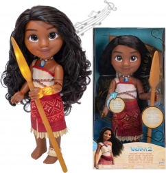 Disney Princess spievajúca bábika MOANA s tetovaním a pádlem 35 cm