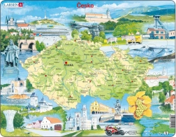 Larsen puzzle pamiatky Českej republiky 78 dielikov