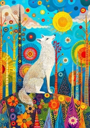 ENJOY Puzzle Biely ochránca 1000 dielikov