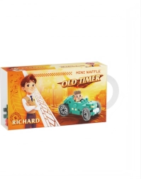 Mini Waffle staré auto tyrkysové