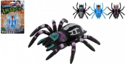 Lezúci pavúk na sklo plastový 8 cm