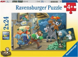 Ravensburger rozprávkové puzzle 2x24 dielikov