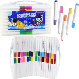 Sada akrylových fixiek v organizéri 36 ks