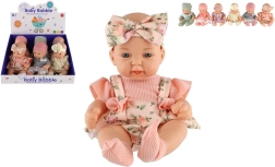 Bábika bábätko s pevným plastovým telíčkom 26 cm – mix oblečkov, sada 6 ks