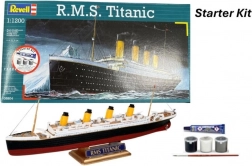 revell starter kit 1:1200 r.m.s. titanic – model lode pre začiatočníkov