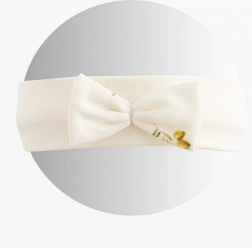 Detská čelenka z organickej bavlny New Baby Olivy