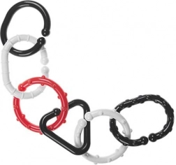 Čierno-biele spojovacie články pre bábätká