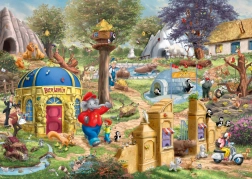 Puzzle Benjamin Kvítko: Deň v Neustadtskej Zoo 1000 dielikov