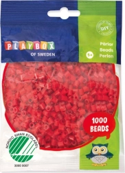 Zažehľovacie koráliky červené 1000 ks