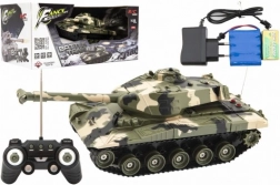 RC Tank s Diaľkovým Ovládaním a Zvukovými Efektmi na Batérie